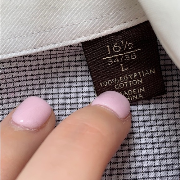 Tasso Elba white collar regular fit button down - Picture 4 of 4